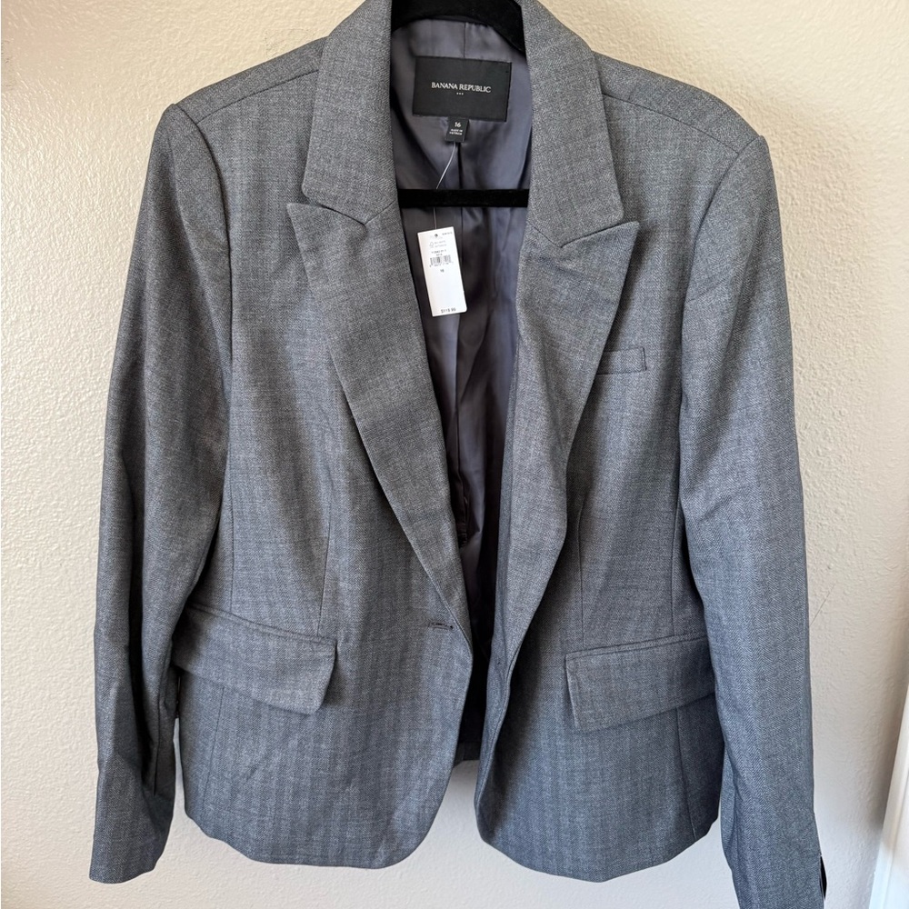 Banana Republic Gray Women's Blazer